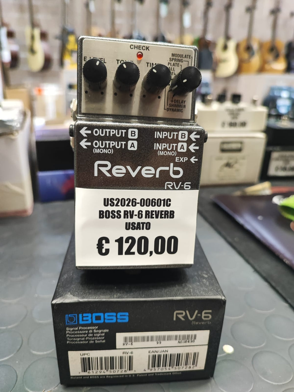 BOSS RV-6 REVERB USATO