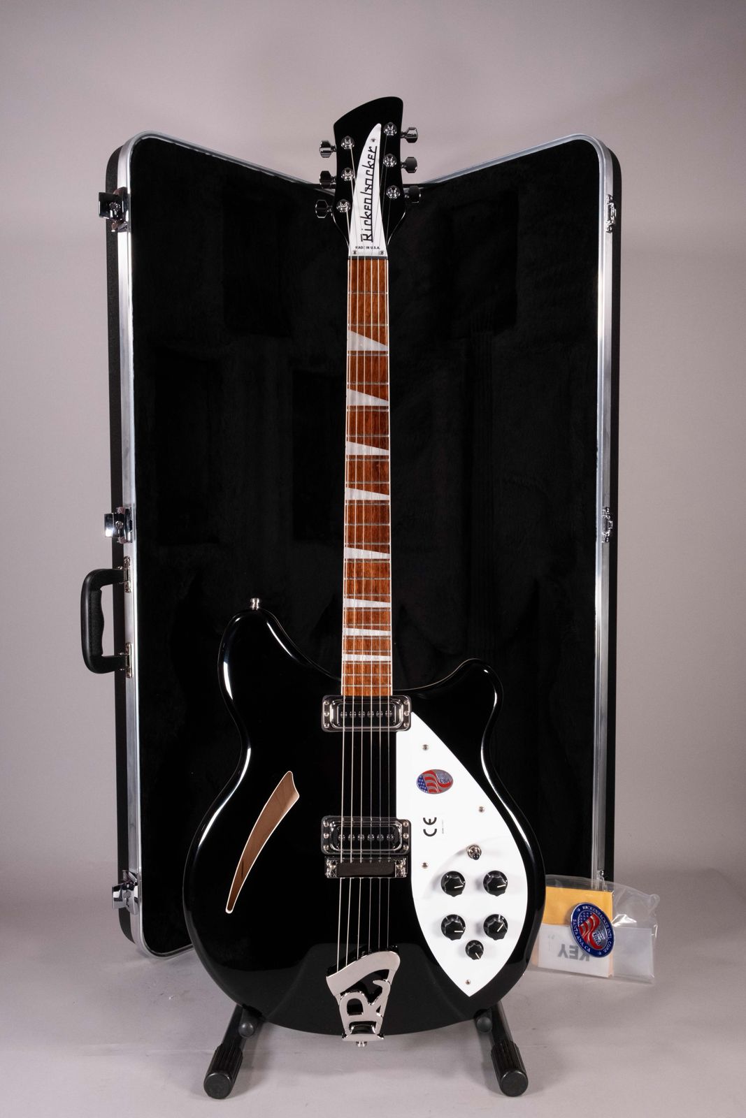 Rickenbacker 360 JetGlo Nero