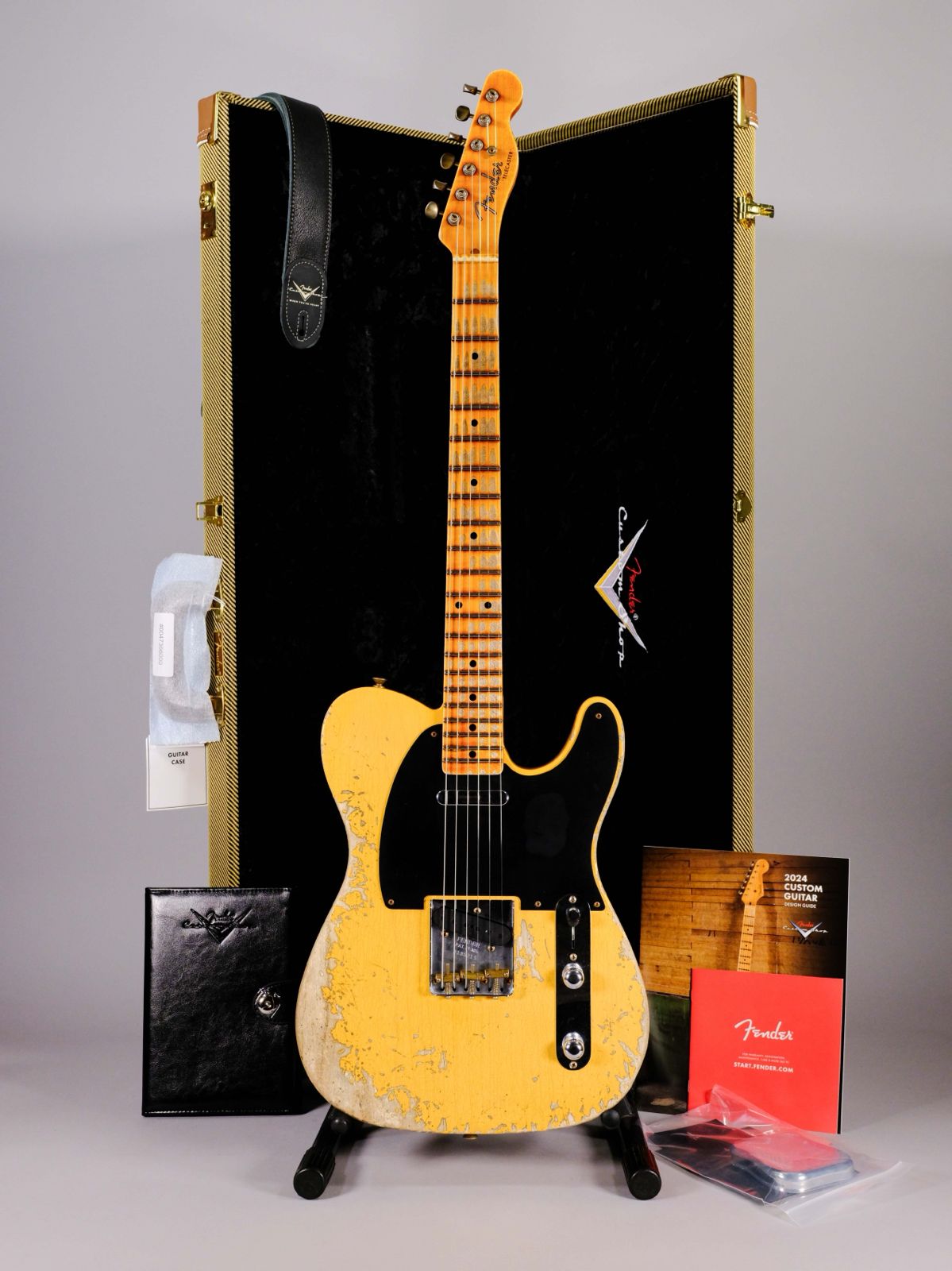 Fender custom shop Limited 53 Telecaster Super Heavy Relic Aged Nocaster Blonde