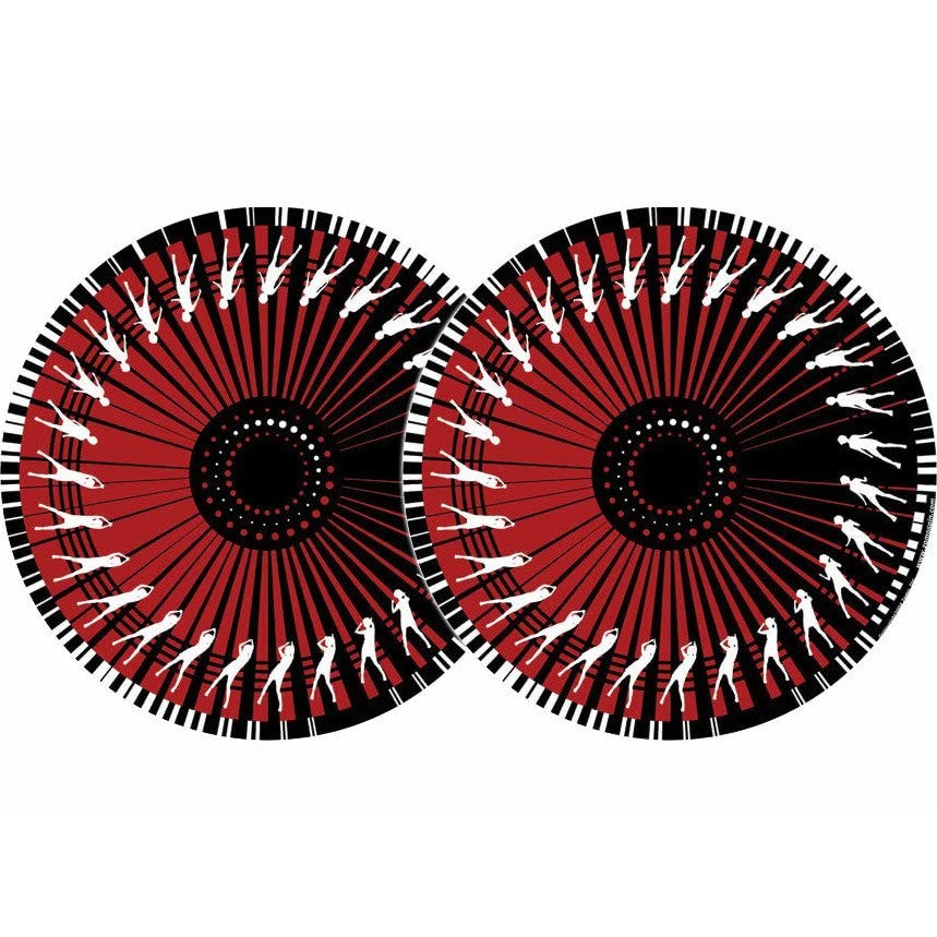 2x Zomo Slipmats - Dance - rosso 0020102301