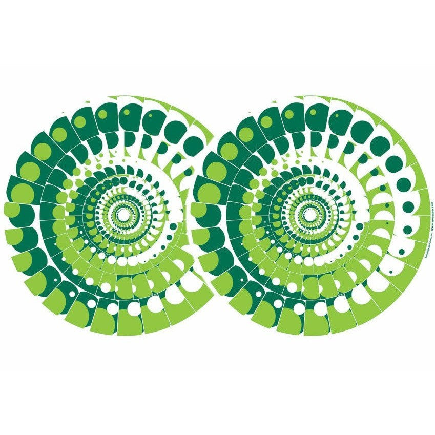 2x Zomo Slipmats Moon - verde 0020102304