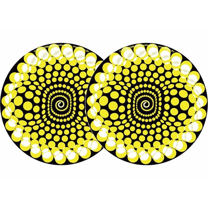 2x Zomo Slipmats Balls - giallo 0020104471