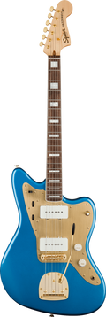 Fender 40Th Anniversary Jazzmaster Gold Anodized Pickguard Lake Placid Blue