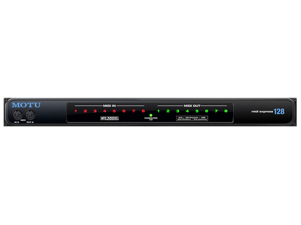 Motu Midi Express 128 Interfaccia Midi Usb 8 In 9 Out