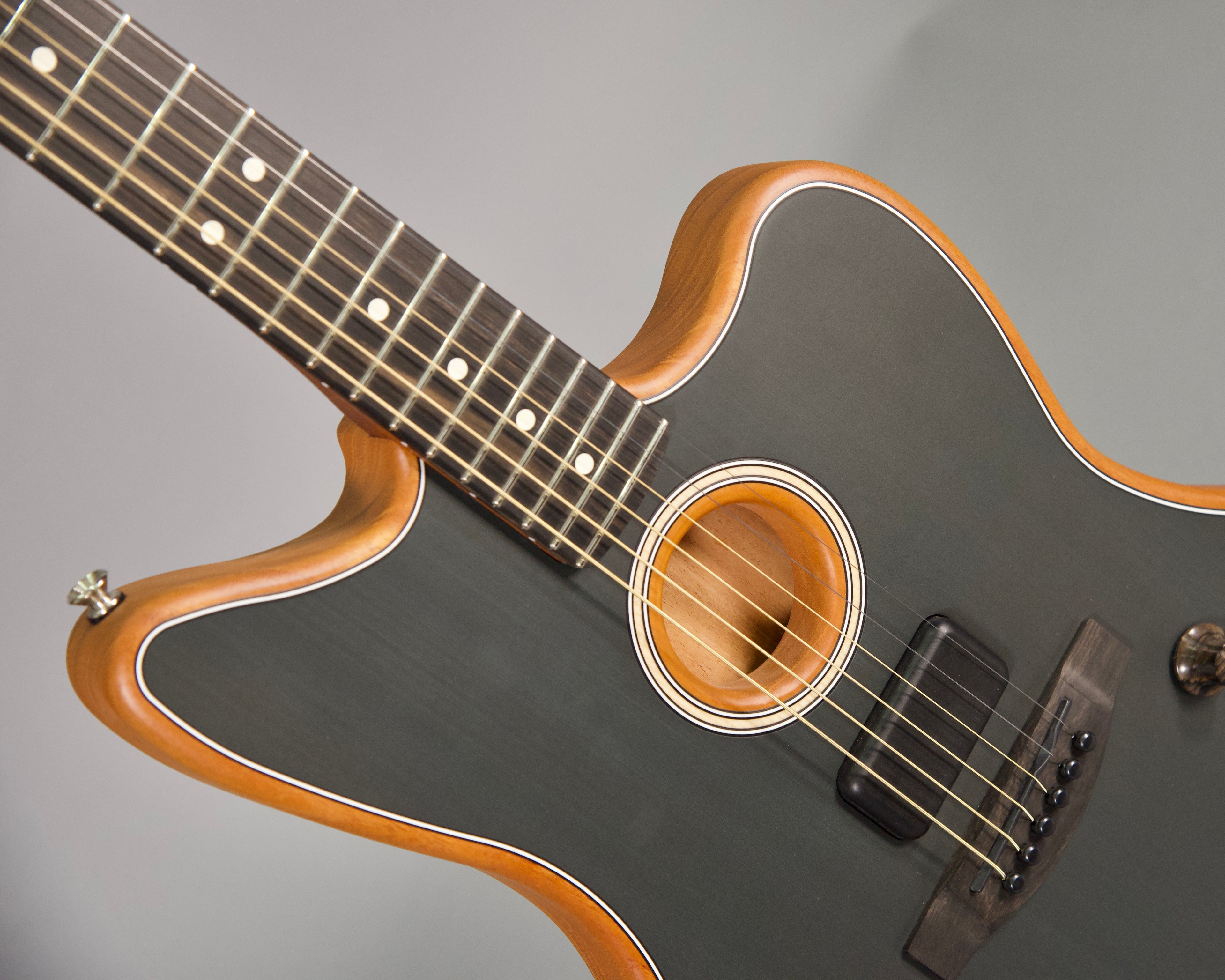 Fender American Acoustasonic Jazzmaster Tungsten