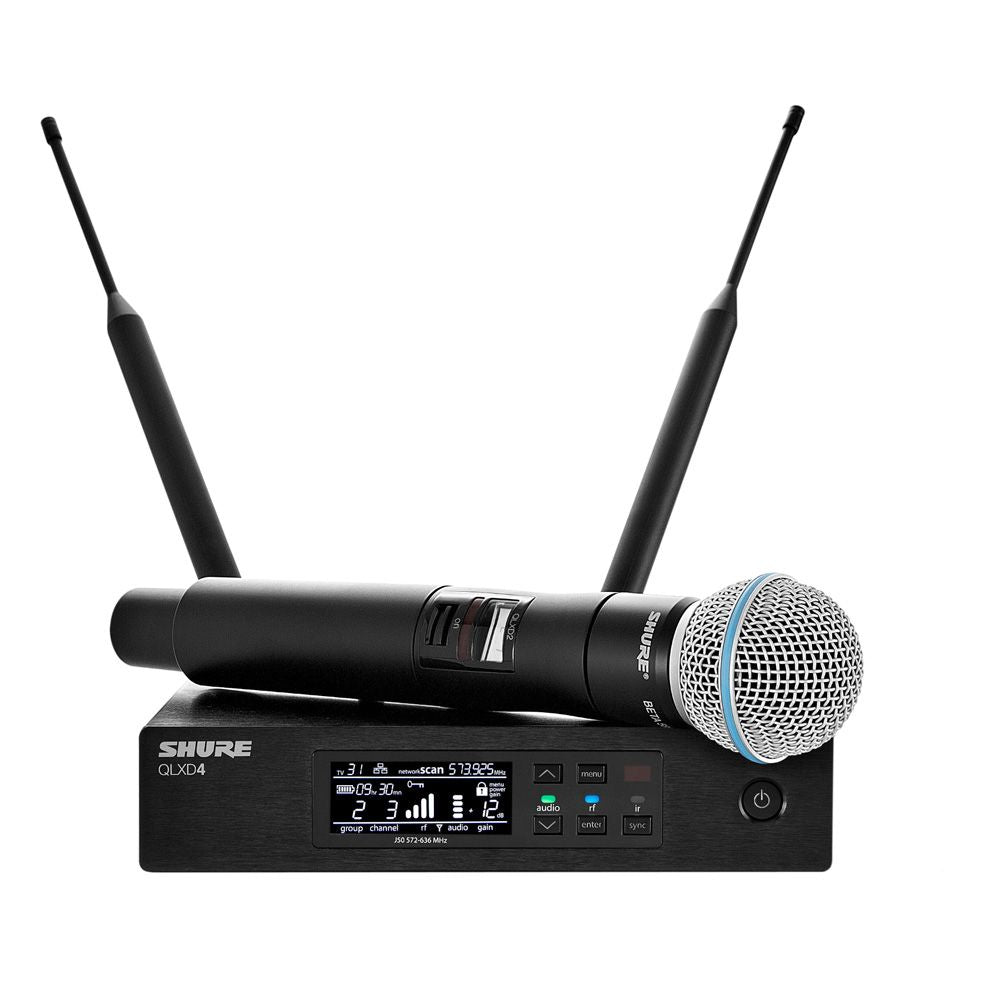 Shure Qlxd24E Beta58A Radiomicrofono