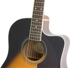 Epiphone AJ-220SCE Vintage Sunburst Acoustic Guitar