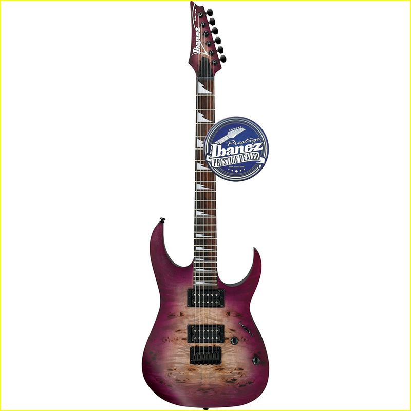 Ibanez Rgrt621Dpb-Tpf Chitarra Elettrica Reverse Transparent Purple Burst Flat