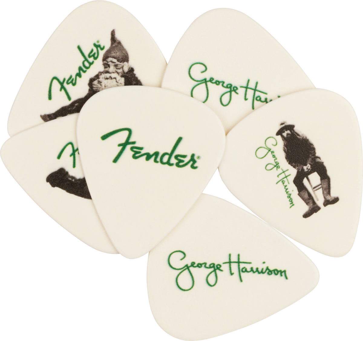 Fender Plettri George Harrison All Things Must Pass Pick Tin Set 6 Pz
