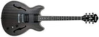 Ibanez As53Tkf Chitarra Semiacustica Transparent Black Flat
