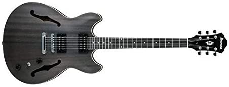 Ibanez As53Tkf Chitarra Semiacustica Transparent Black Flat