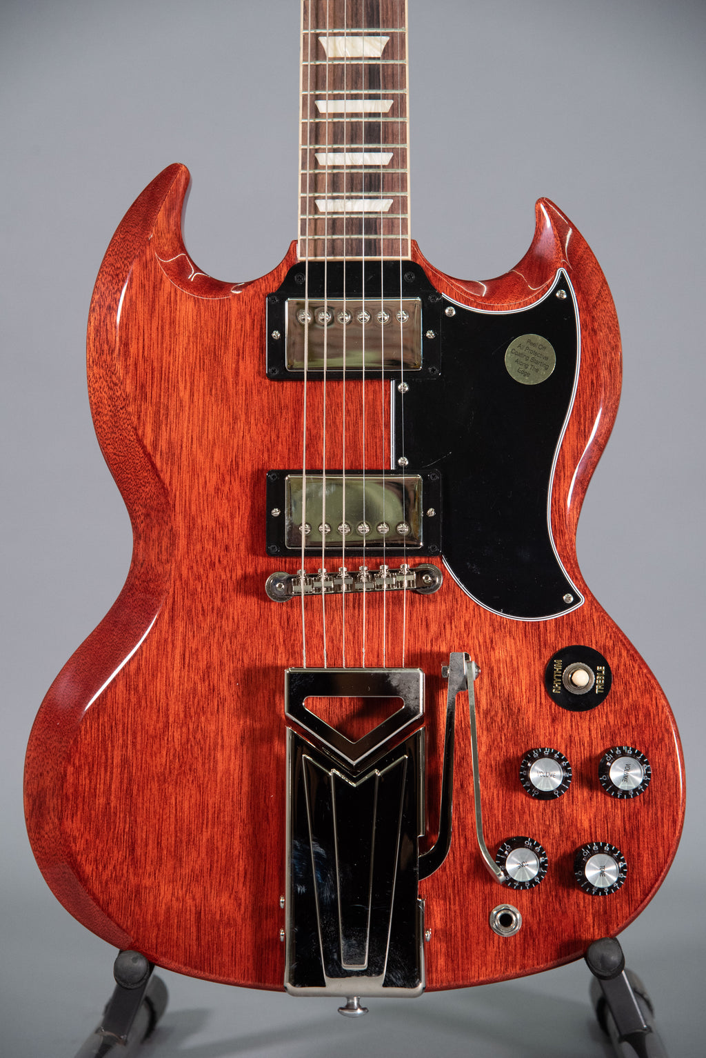 Gibson Sg Standard 61 Sideways Vibrola Vintage Cherry