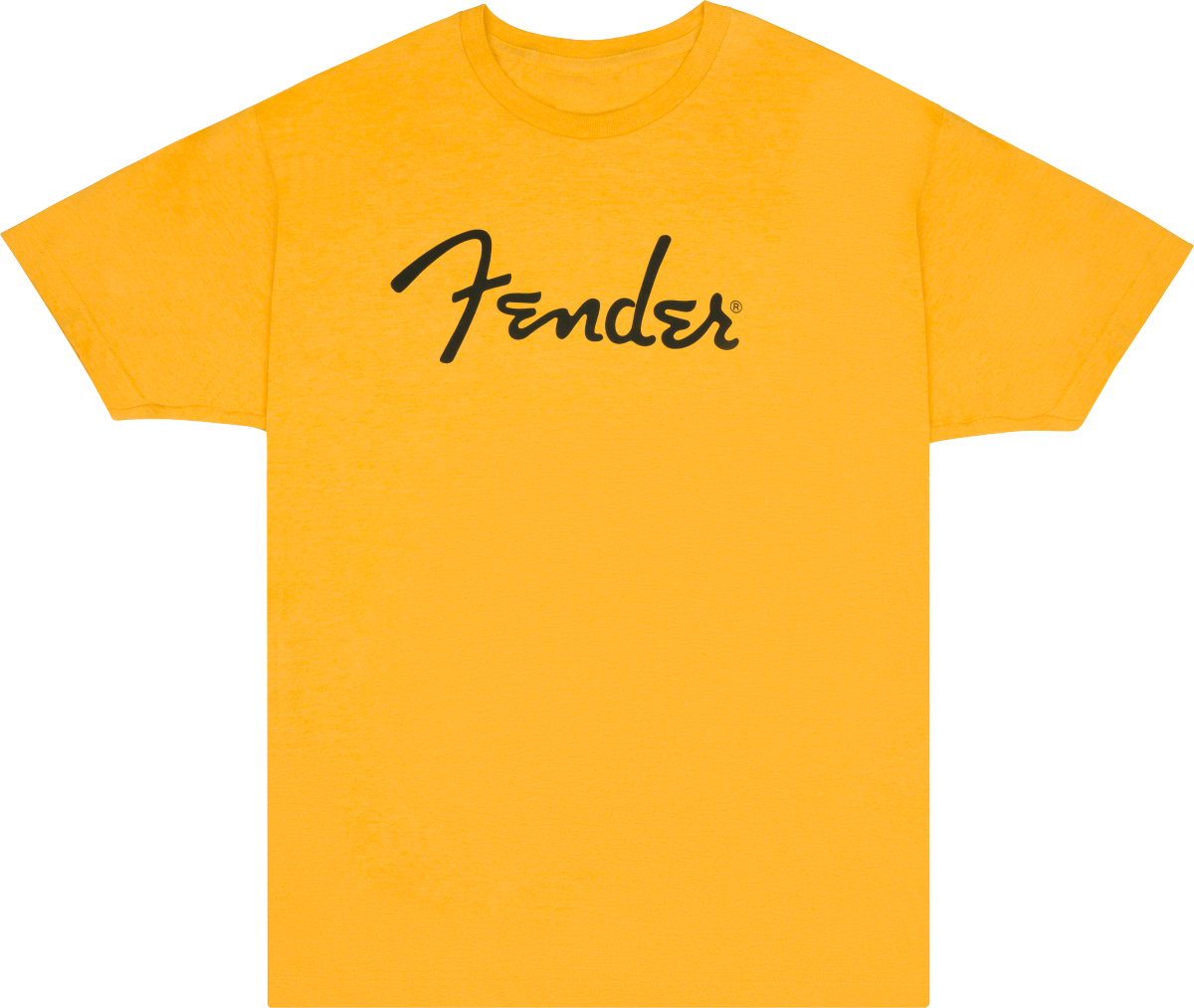 Fender Spaghetti Logo Tshirt Butterscotch Blonde L