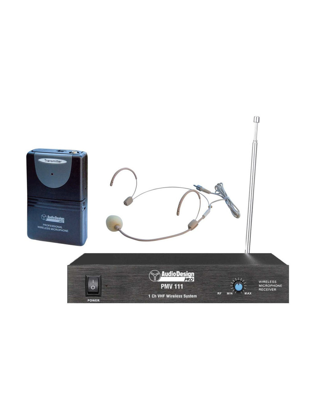 Audiodesign Pmv111BP Body Pack con Microfono ad Archetto