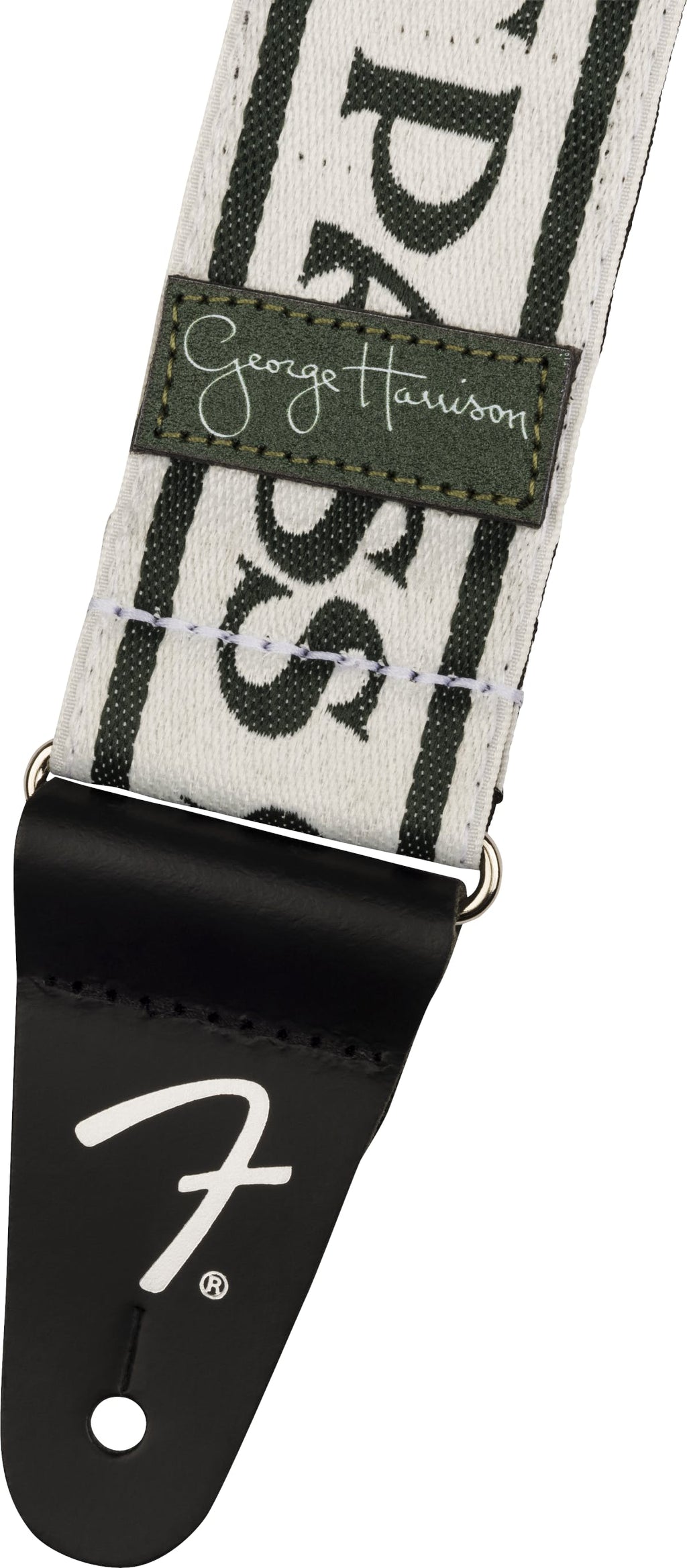 Fender Tracolla George Harrison All Things Must Pass Logo Strap White/Black 2'
