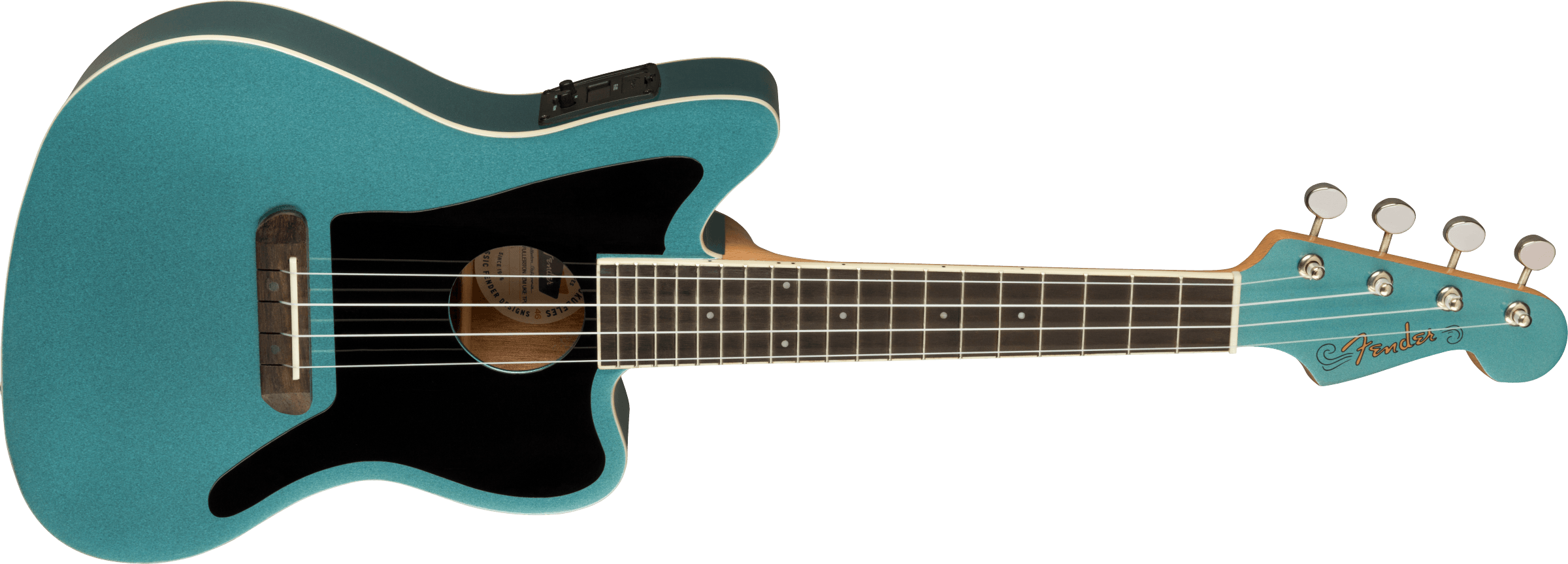 Fender Fullerton Jazzmaster Uke Concert Ukulele Tidepool