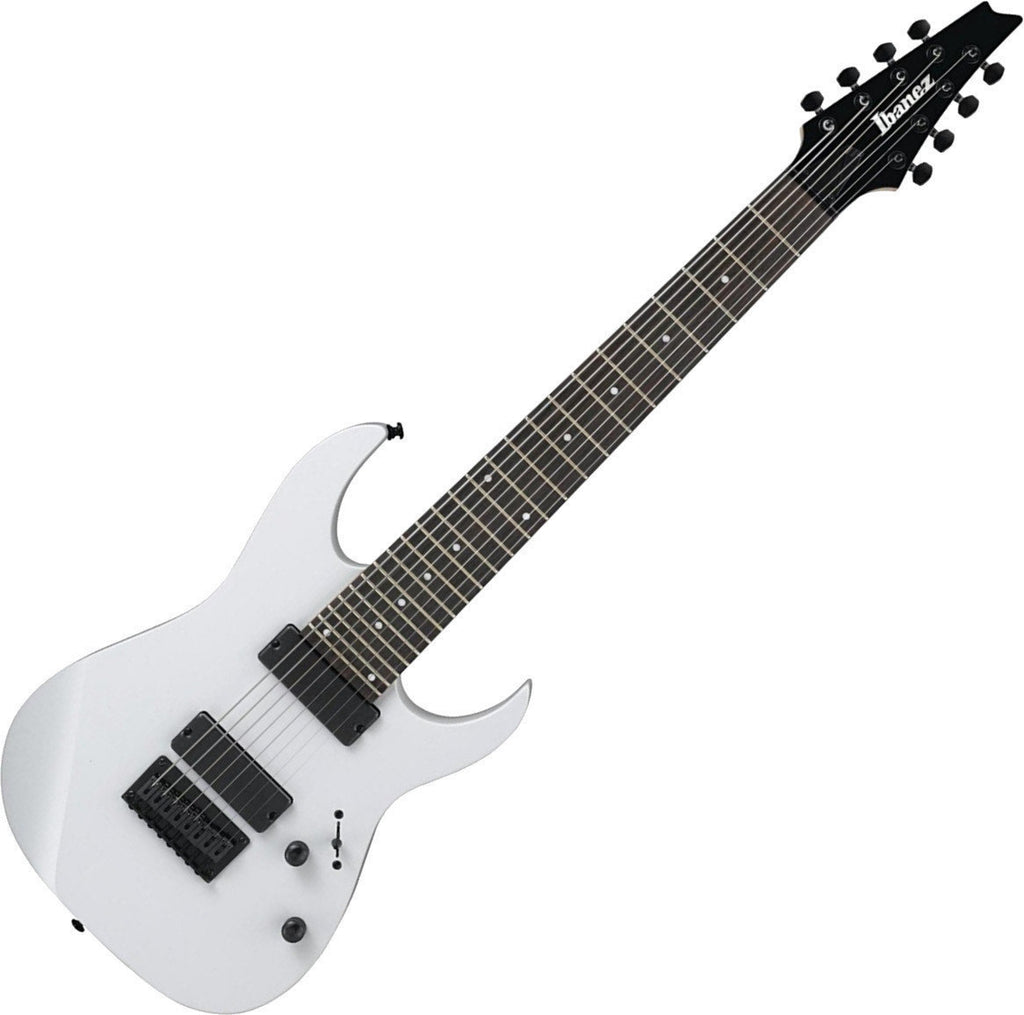 Ibanez Rg8 White Chitarra Elettrica 8 Corde Bianca