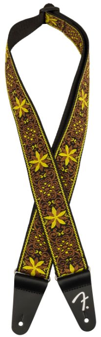 Fender Tracolla  Pasadena Woven Strap 2' Yellow Wallflower