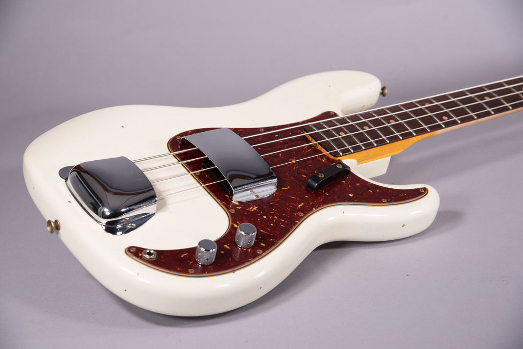 Fender 63 Precision Bass Journeyman Relic Aged Olympic White