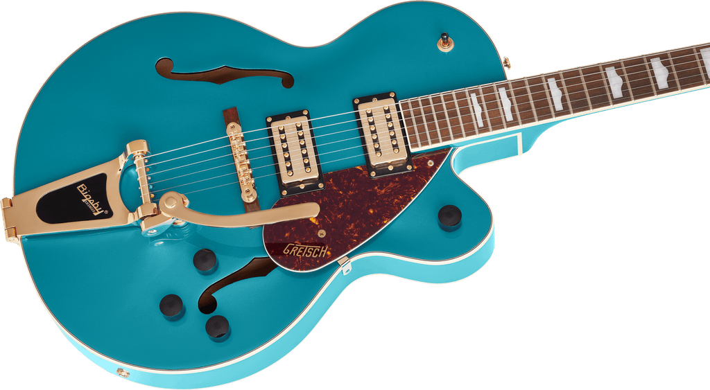 Gretsch G2410TG Streamliner Hollow Body con Bigsby Single Cut Ocean Turquoise