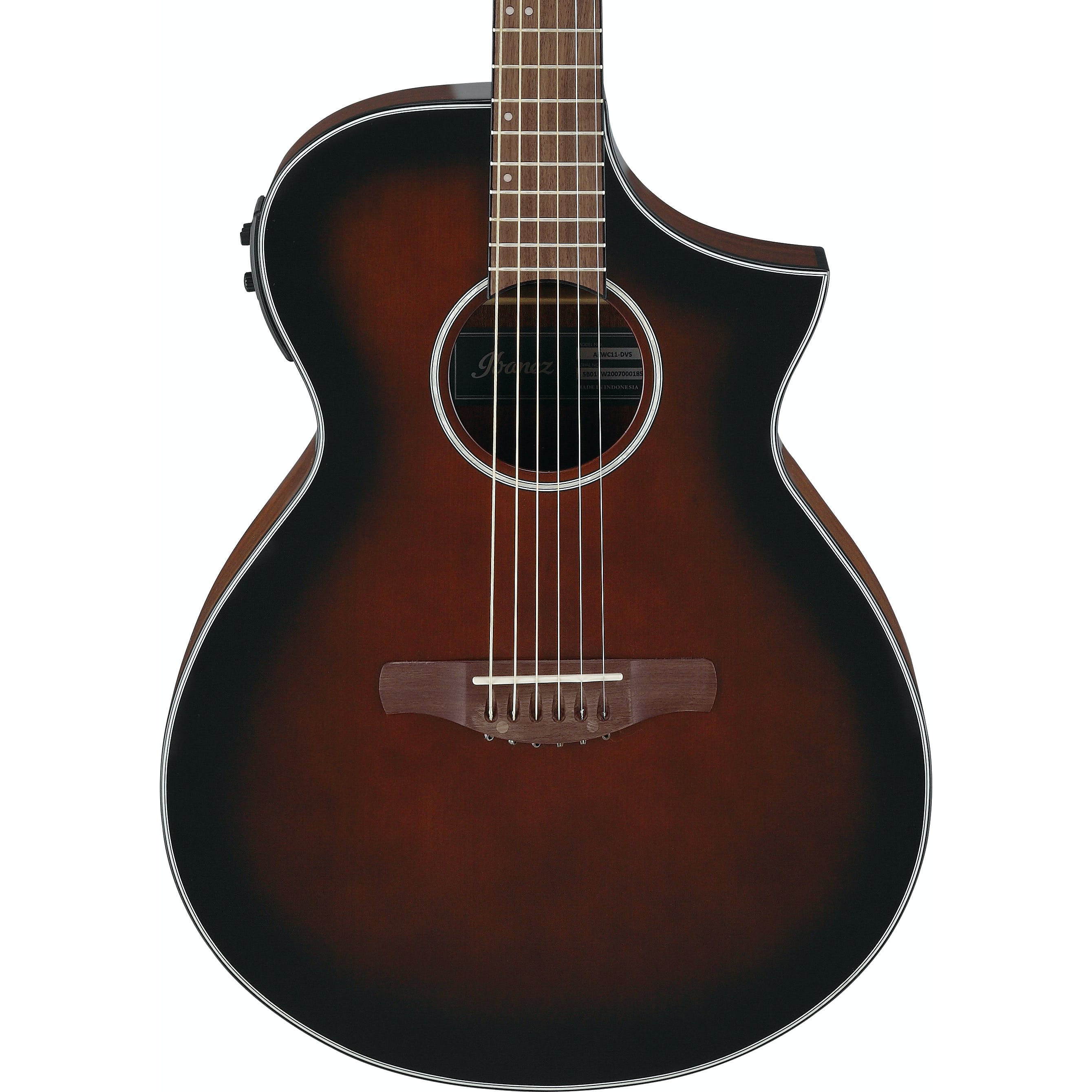 Ibanez Aewc11Dvs Dark Violin Sunburst Chitarra Acustica Elettrificata