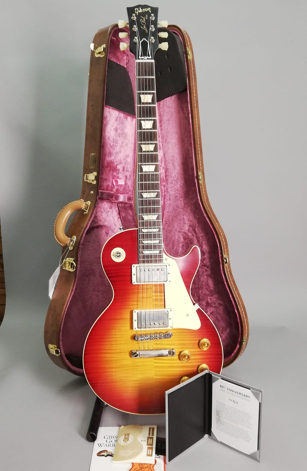 Gibson 60Th Annyversary 1960 Les Paul Standard V1 Vos Deep Cherry Sunburst