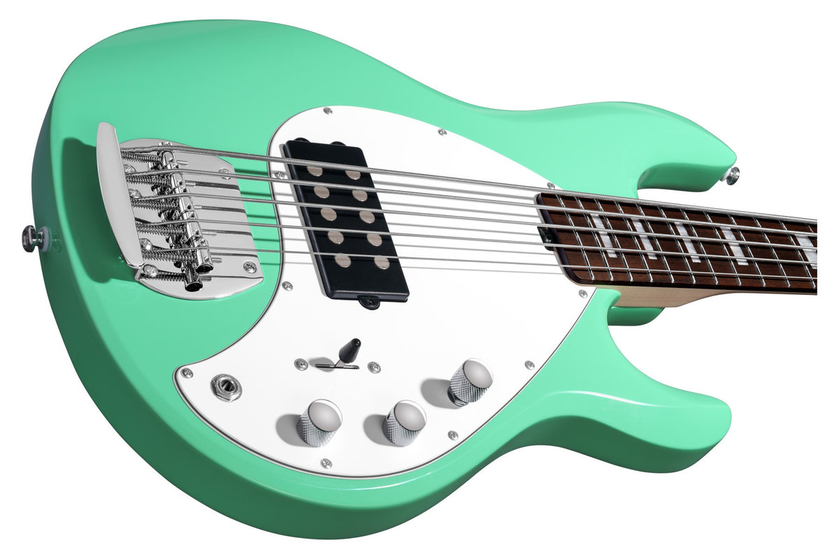 Sterling by MusicMan StingRay Plus RAY5X Seafoam Green
