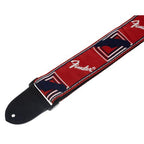Fender Tracolla 2' Monogrammed Red White Blue