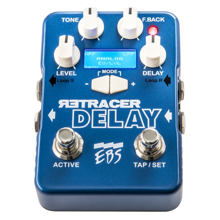 Ebs Retracer Delay Blue Label Effects Pedal