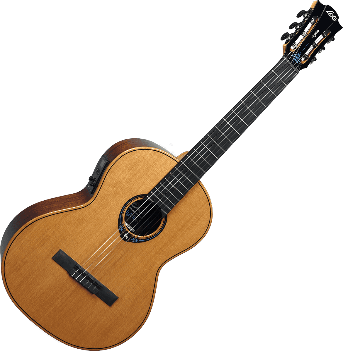 Lag CHV15E Chitarra Classica Elettrificata Natural con Gigbag
