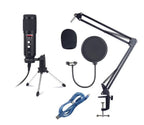 Audiodesign Pamcusb1 Microfono a Condensatore Usb Set Completo