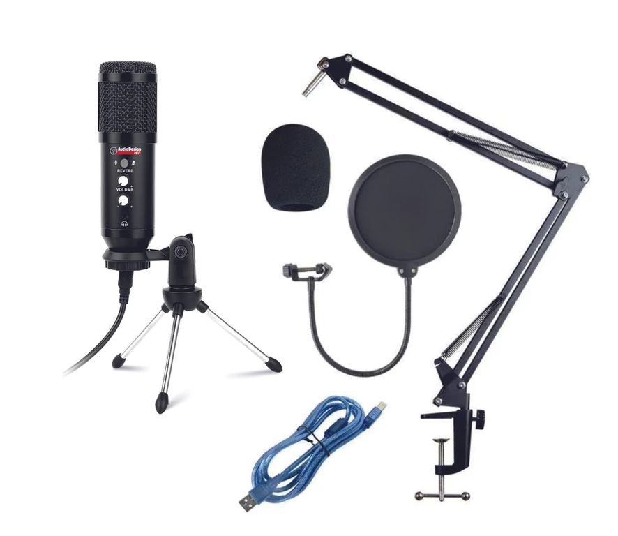 Audiodesign Pamcusb1 USB Condenser Microphone Complete Set