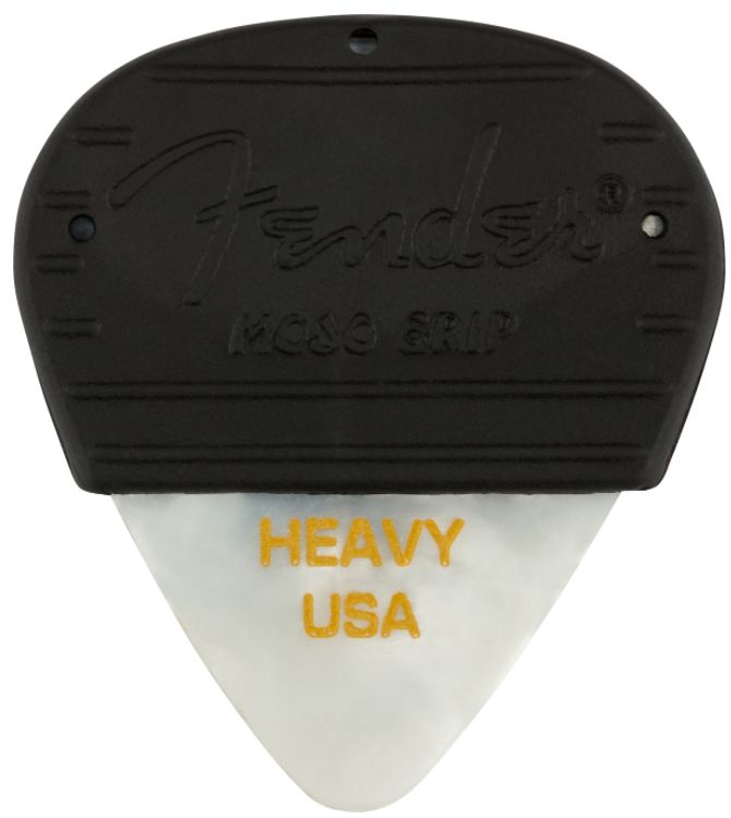 Fender Mojo Grip Picks Celluloid Heavy 3-Pack White Moto