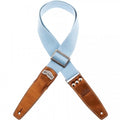 Magrabo Tracolla Stripe SS SPECIAL Cotton Washed Celeste 5 cm Terminali Bronze