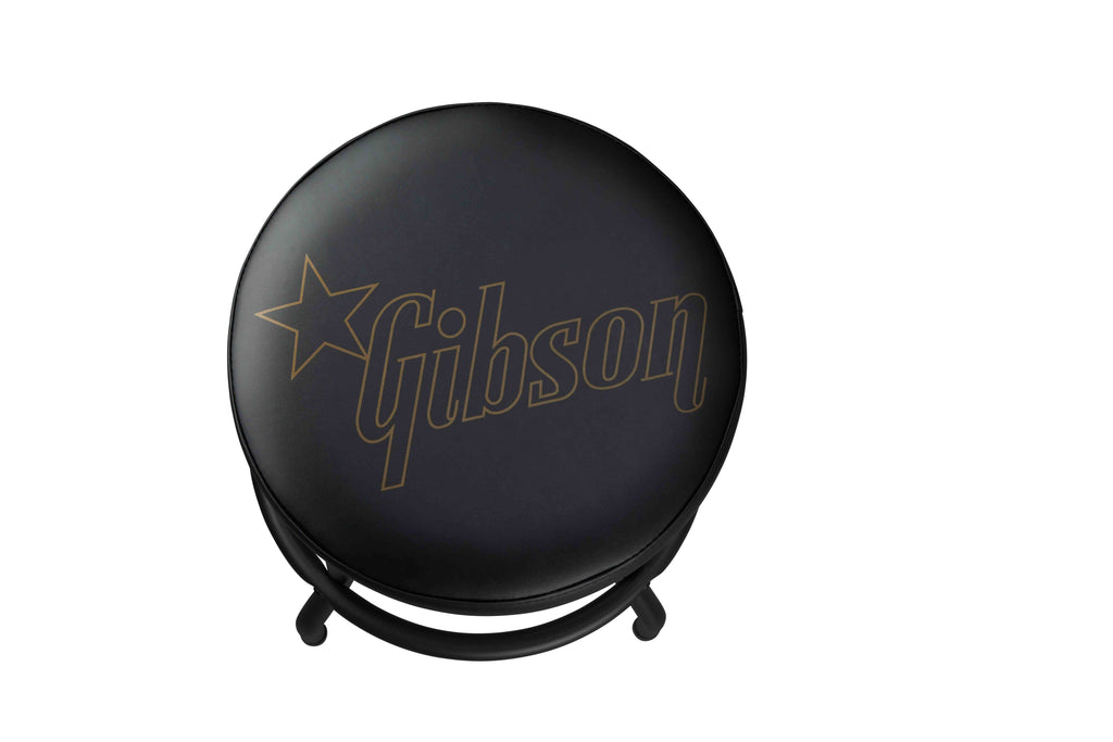 Gibson Accessories GA-STOOL4 Premium Playing Stool Star Logo Short 24"