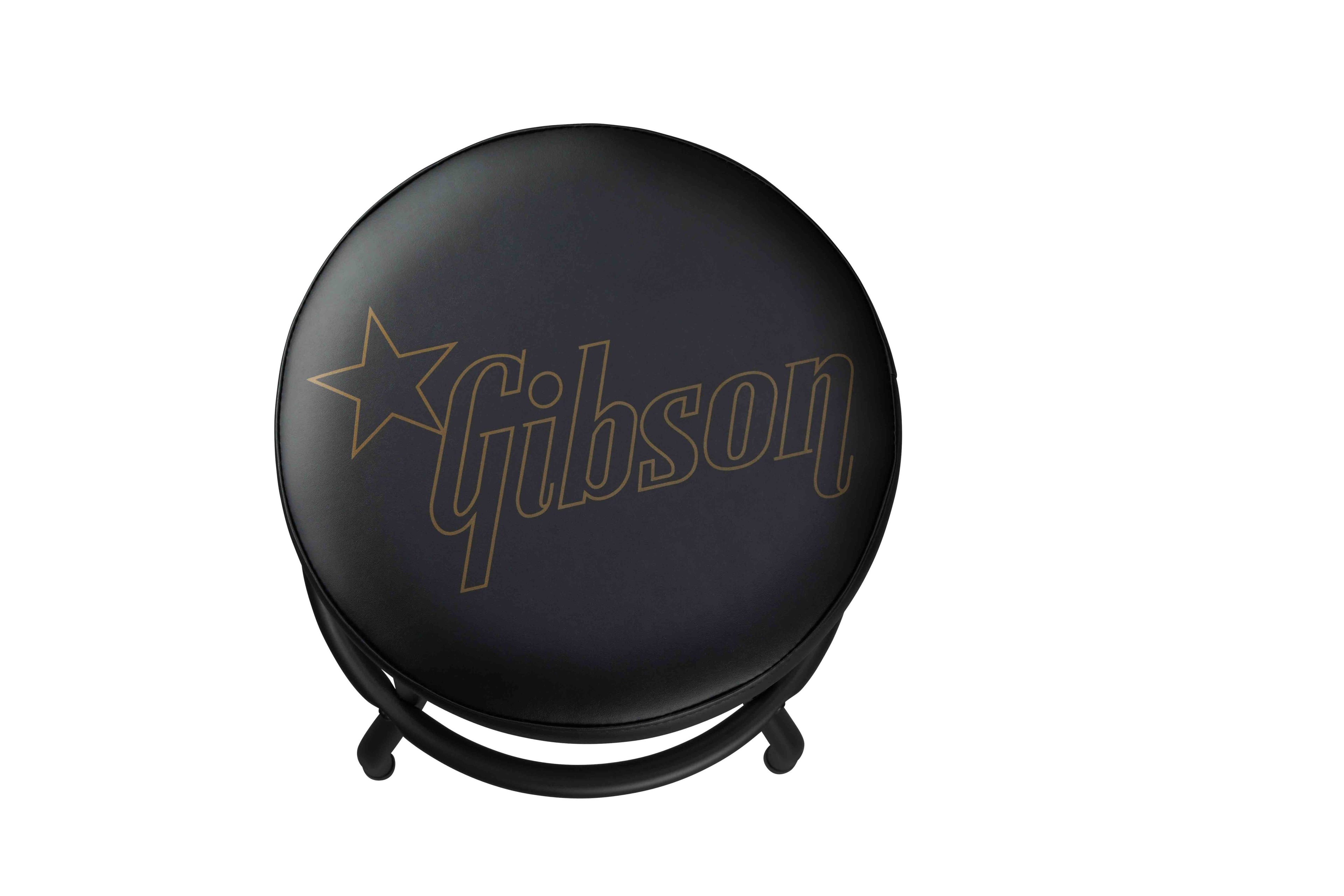 Gibson Accessories GA-STOOL4 Premium Playing Stool Star Logo Short 24"