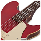 Epiphone Jack Casady Bass Sparkling Burgundy Basso Semiacustico