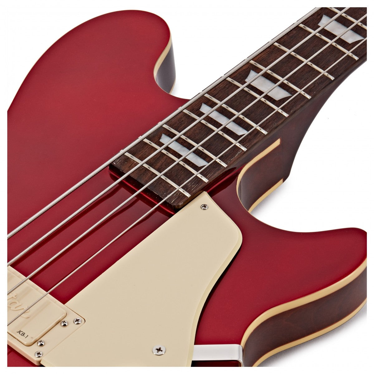 Epiphone Jack Casady Bass Sparkling Burgundy Basso Semiacustico