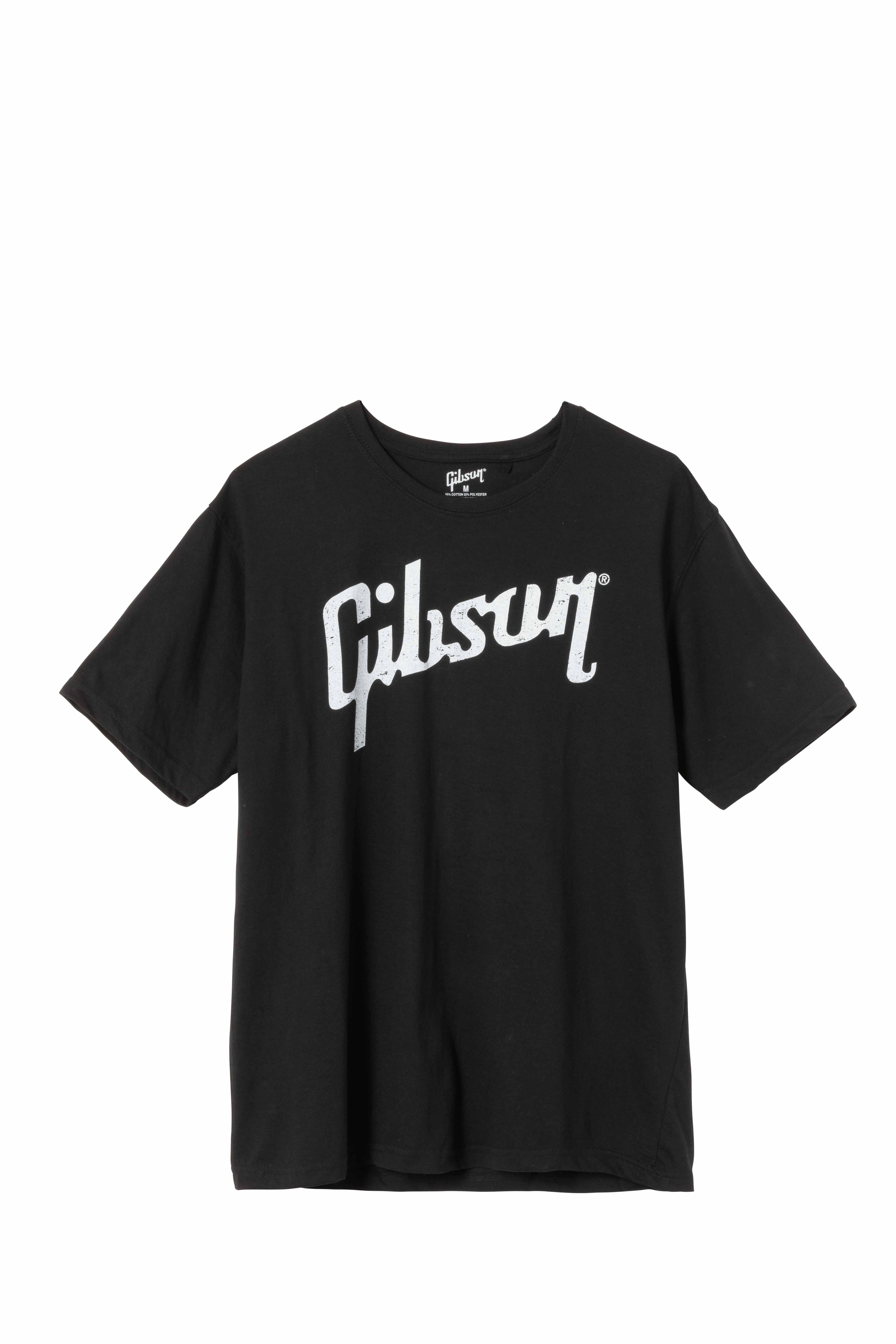 Gibson Accessories GA-BLKTLG Logo T-Shirt Black L