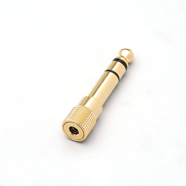 Bespeco Ad190M Adattatore da Spina Jack Stereo 6,3 mm a Presa Jack Stereo 3,5 mm