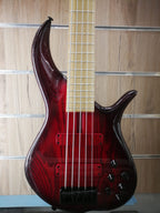 Fbass Furlanetto Bn5 Basso Elettrico Transparent Red Burst