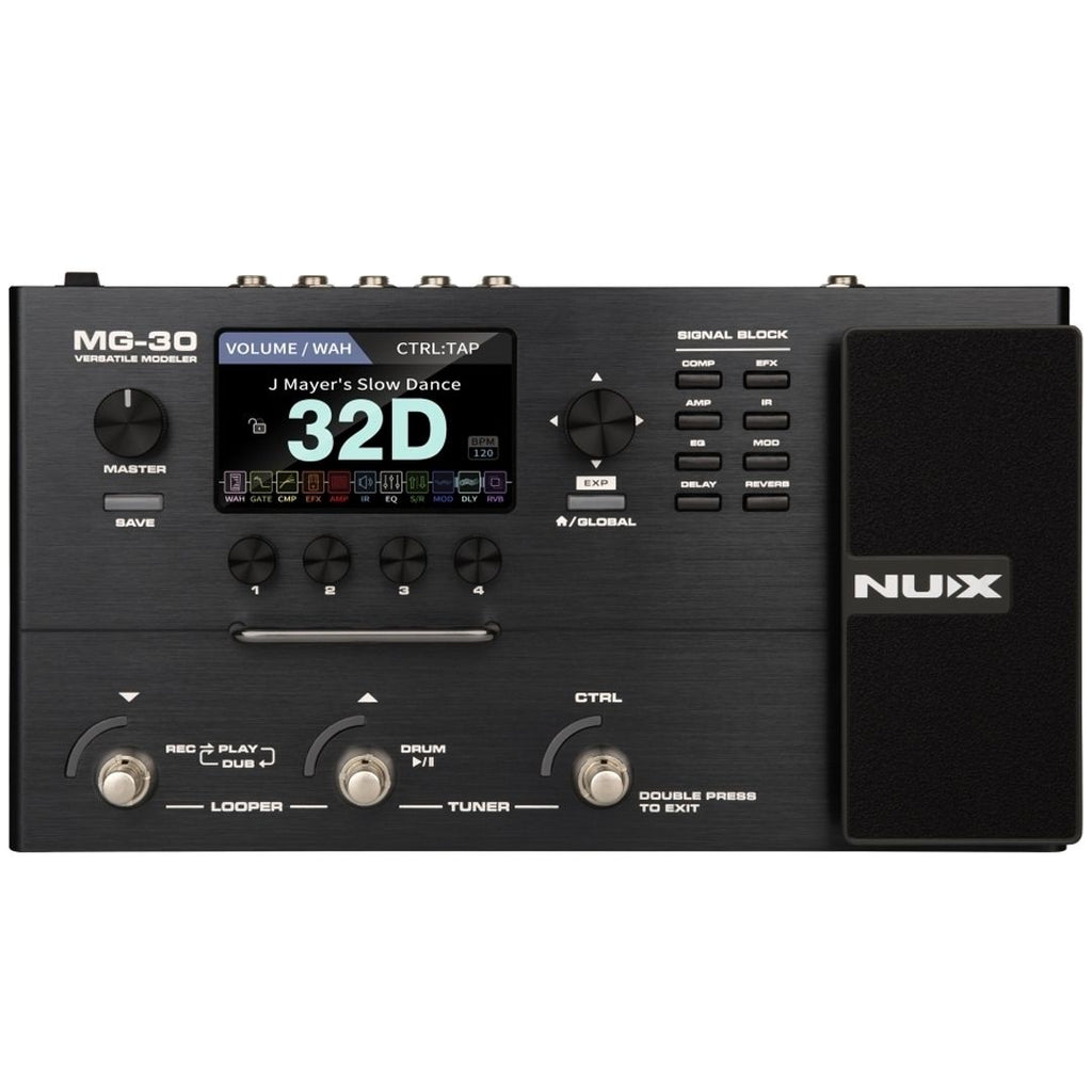 Nux MG30 Modeler Pedal for Guitar and Bass