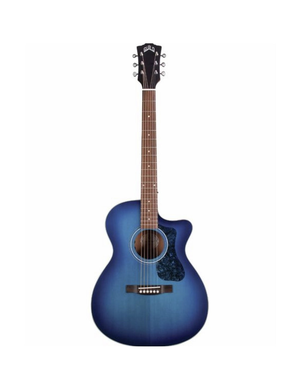 Guild OM240CE Dark Blue Burst Electro-Acoustic Guitar