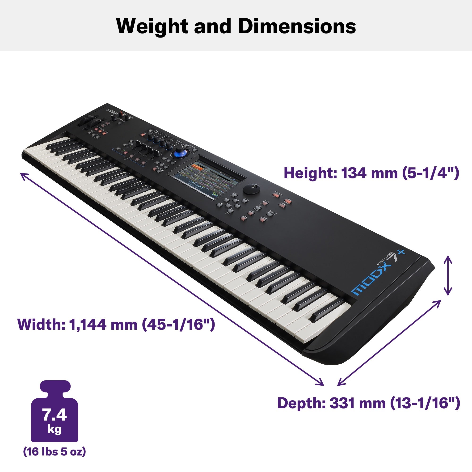 Yamaha Modx7 Plus Tastiera Synth