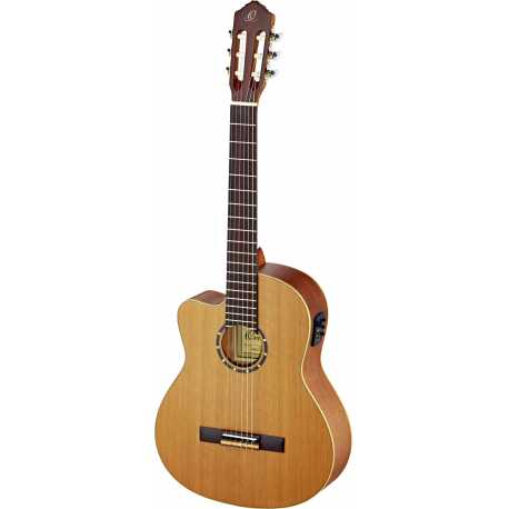 Ortega Rce131L Chitarra Classica Elettrificata Cutaway Mancina