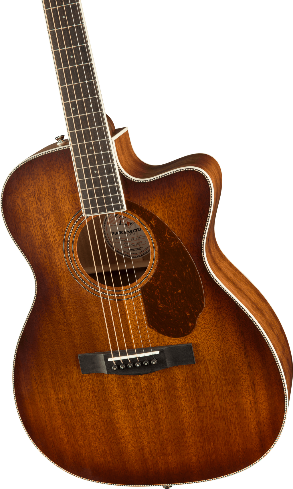 Fender Paramount Pm3 Triple 0 All Mahogany Natural