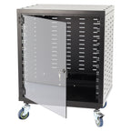 Algam Audio GD-12U Porta in Vetro con Serratura per Armadio Rack IR-12G