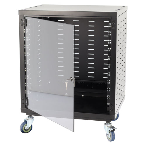 Algam Audio GD-12U Porta in Vetro con Serratura per Armadio Rack IR-12G