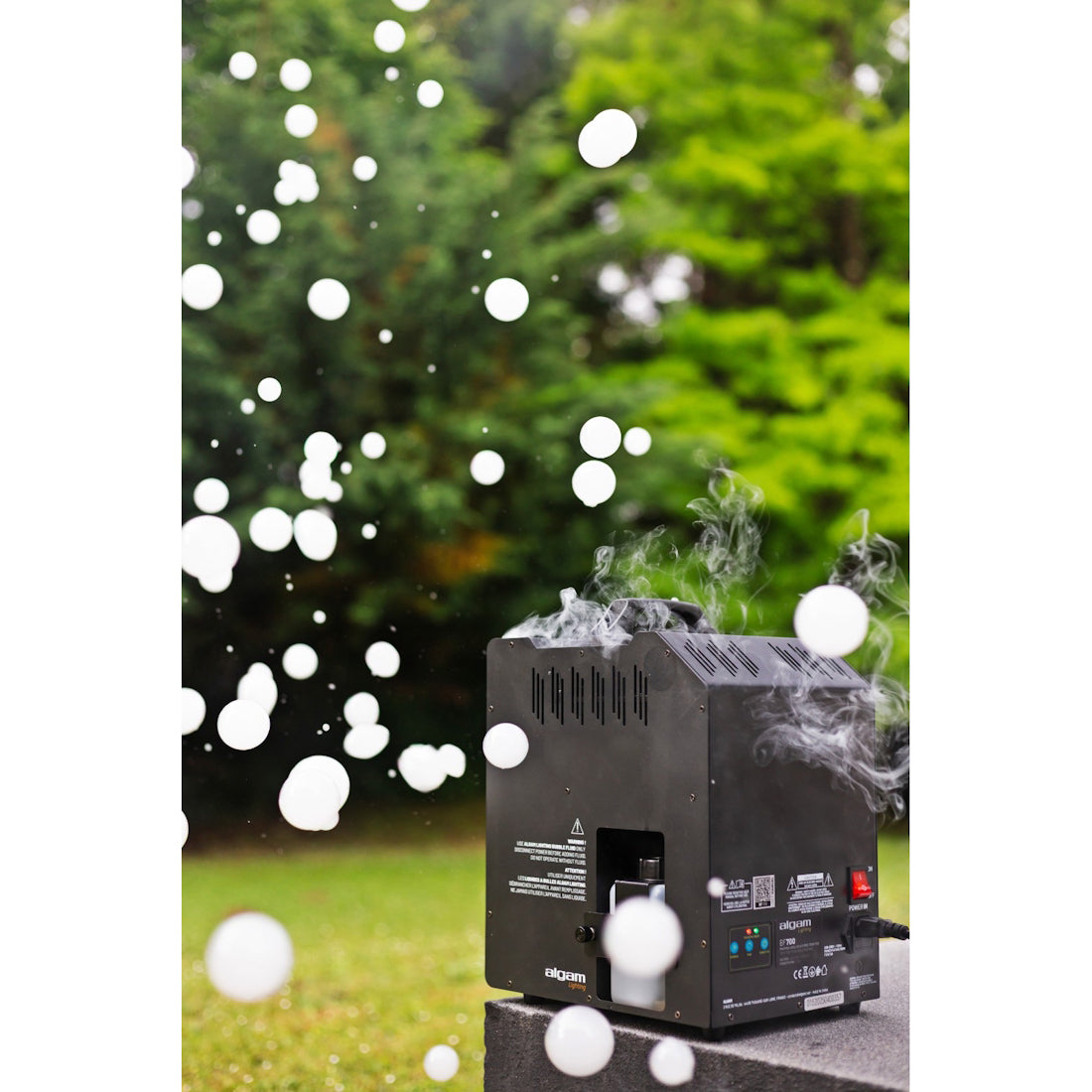 Algam Lighting BF1000 Macchina Bolle con Fumo da 1000W con Led RGB