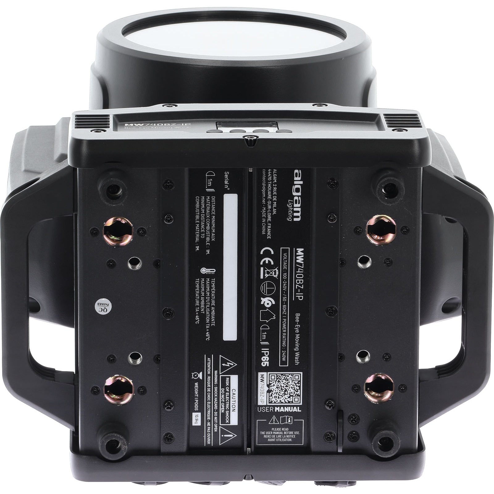 Algam Lighting MW740BZ-IP Testa Mobile Wash Led 7x40W RGBW - IP65